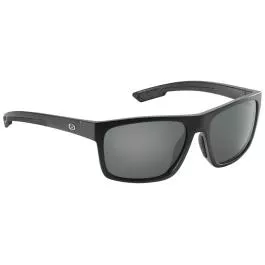 Flying Fisherman Polarized Sunglasses Offline Series - Matte Black Frame - Smoke Lens