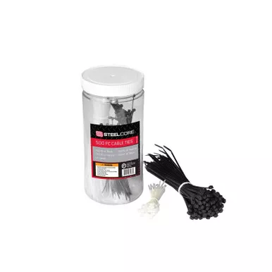 Focus-On Tools 500 Piece Assorted Cable Ties