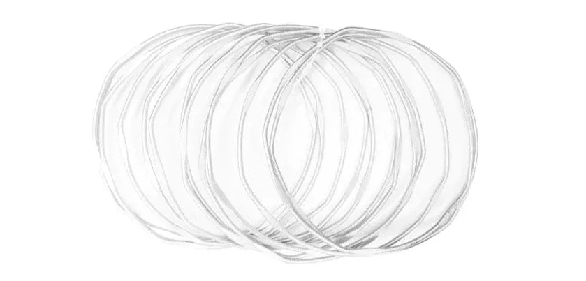 Fouray Fashion Light Silver Bangles #B106S