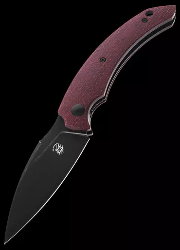 Fox Honos Blackwashed Plum Micarta Folding Knife