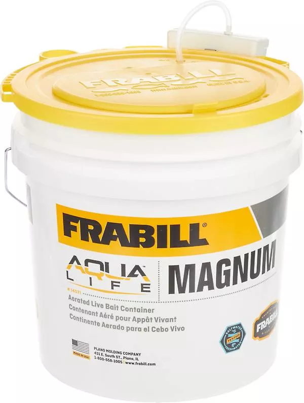 Frabill 4.25 gal Magnum Bucket with Aerator #14071