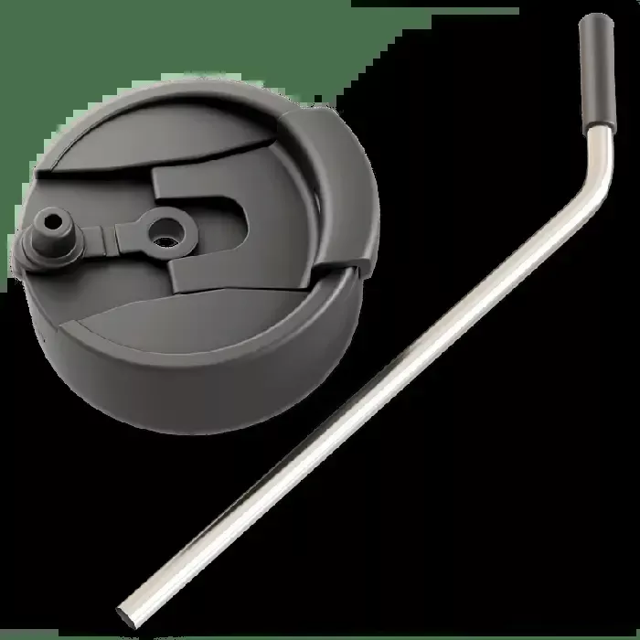 Frost Buddy Universal Buddy 2.0 Drink Lid With Straw – Grey #810095260827