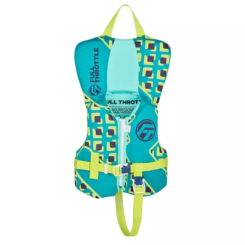 Full Throttle Infant Rapid Dry Life Jacket – Aqua