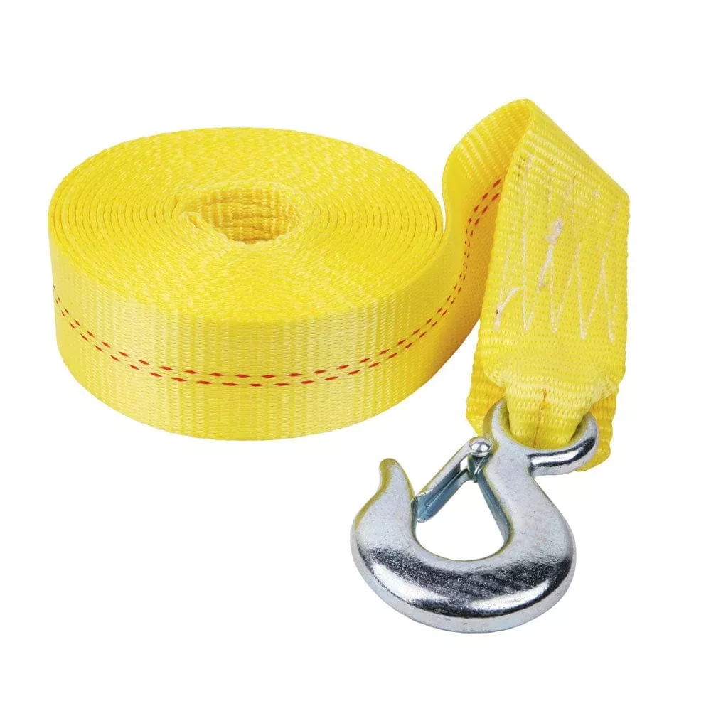 Fulton 2″ x 20′ Heavy Duty Winch Strap and Hook – 4,000 lbs. Max Load