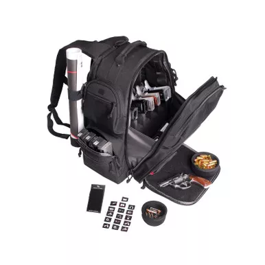 G.P.S. Executive Backpack Range Bag Nylon Black