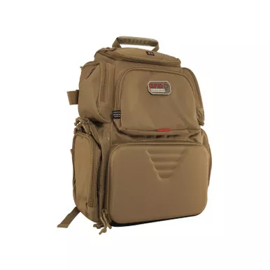 G.P.S. Handgunner Backpack Range Bag Tan