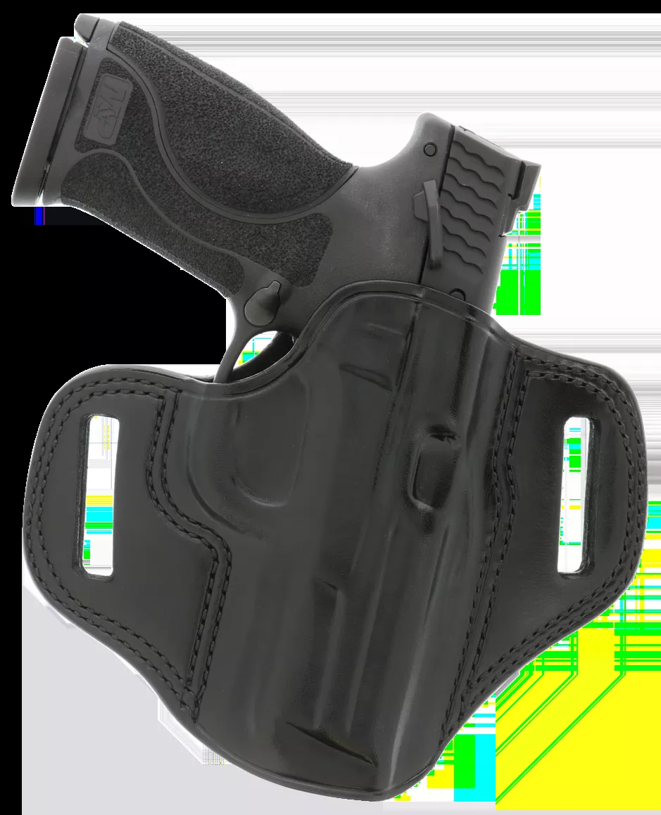 Galco Combat MasterBlack Leather Belt Fits Glock 17,22,31 RH