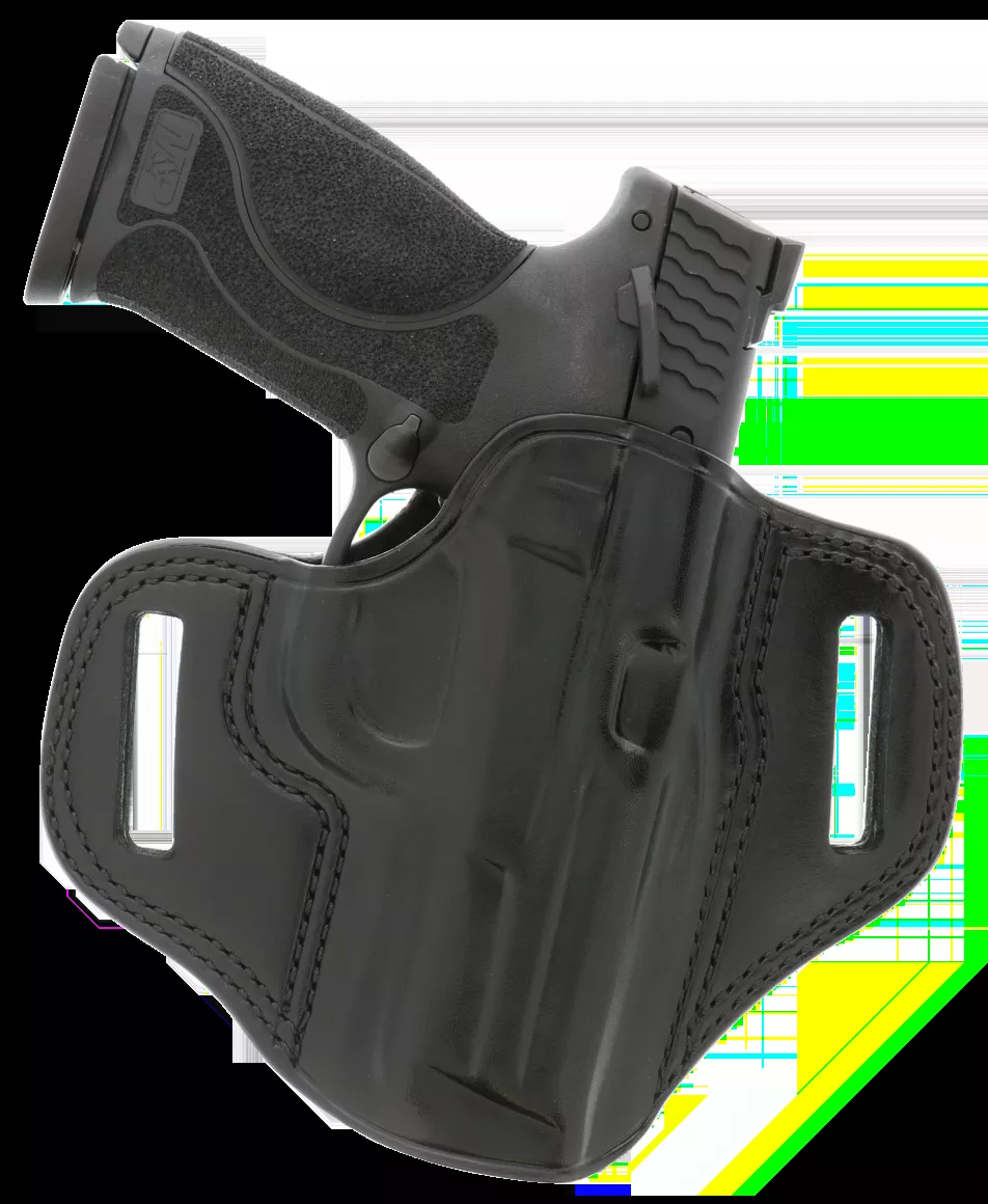Galco Combat MasterBlack Leather Belt Fits Glock 19,19X,23,32,36,45 RH