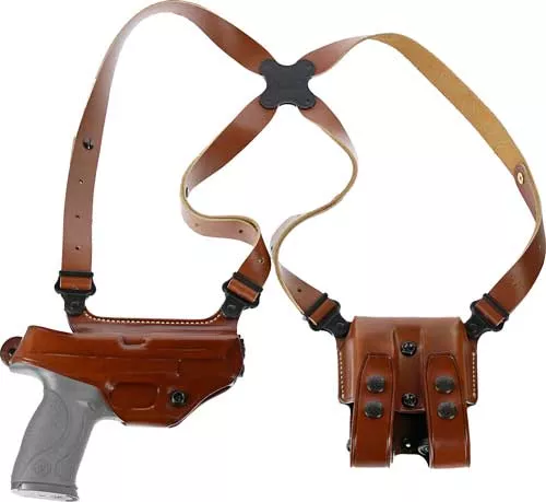 Galco Miami Shoulder System – Rh Leather S&w M&p 9/40 Tan