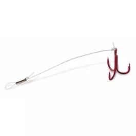Gamakatsu Treble Stinger Rig, Fluorocarbon Leader - 12