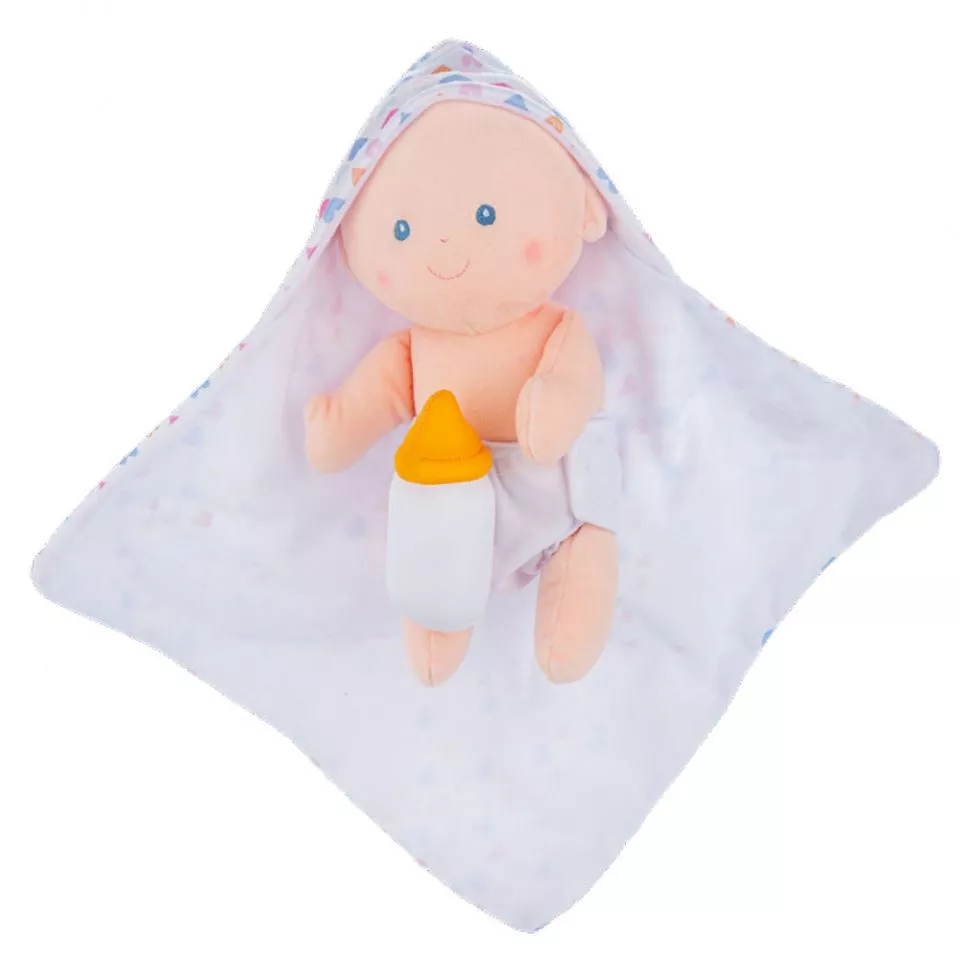 Ganz 11″ Swaddle & Bottle Doll #BG4625