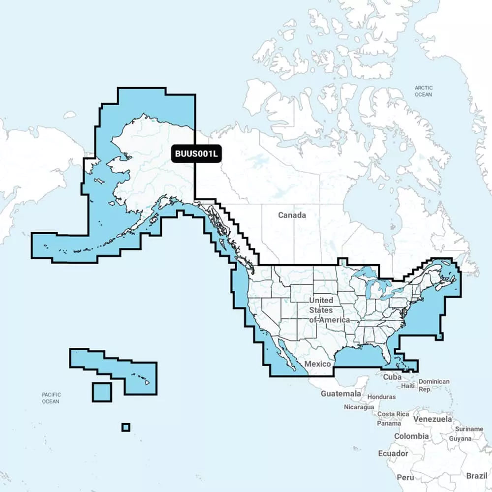 Garmin Navionics+BUS001L U.S. & Coastal Canada Built-In Chart Updates - microSD /SD& 1-Year Subscription - 010-13177-00