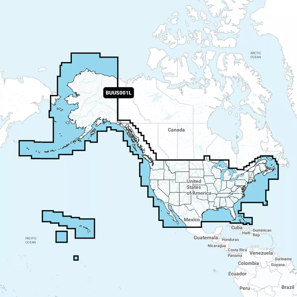 Garmin Navionics+ BUS001L U.S.Coastal Canada Built-In Chart Updates – microSD/SD1-Year Subscription [010-13177-00]