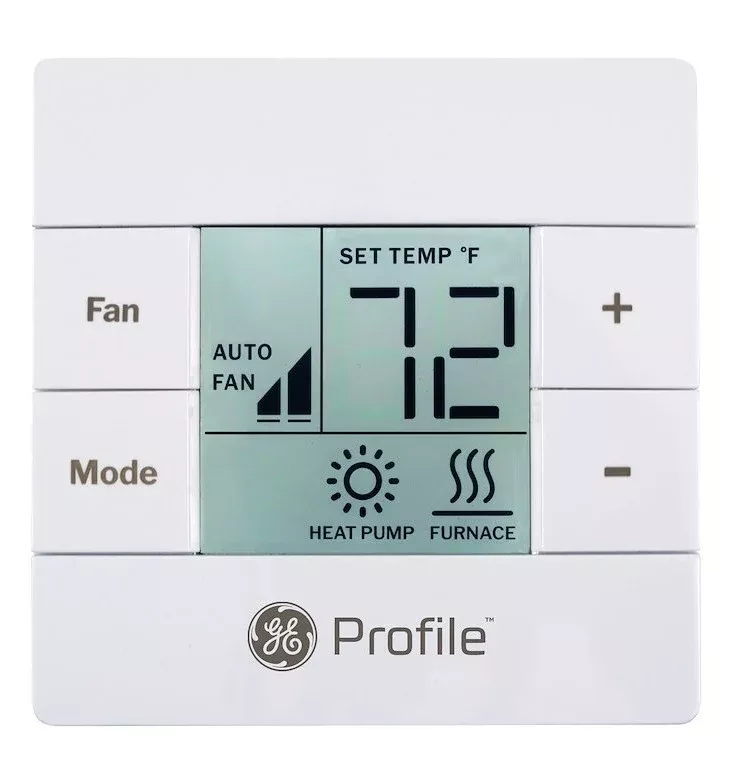 GE Appliances RV Air Conditioner Single Zone Wall Thermostat, White• RGRWT2W