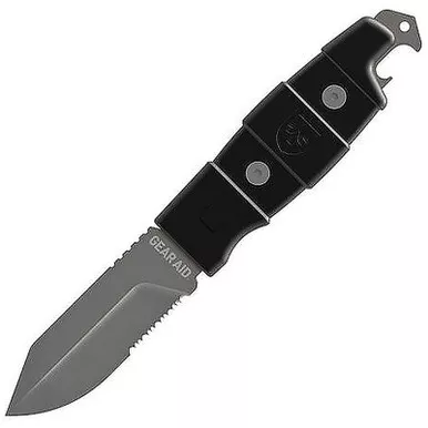 Gear Aid 62050 BURI Adventure Folding Pocket Knife with Black Handle 5.6oz