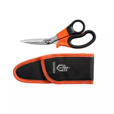 Gerber 31-002747N Vital Take-A-Part Shears, Rubber Handle, Nylon Sheath
