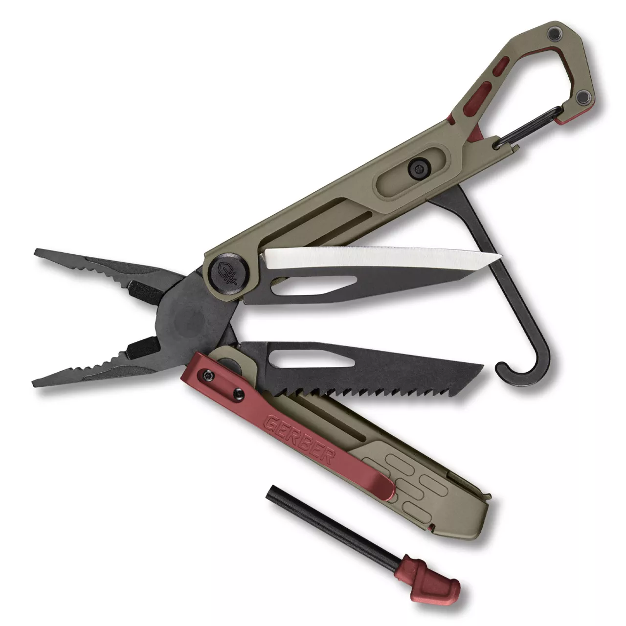 Gerber Stakeout Spark Coyote Brown Handle Blister Pack #1070224