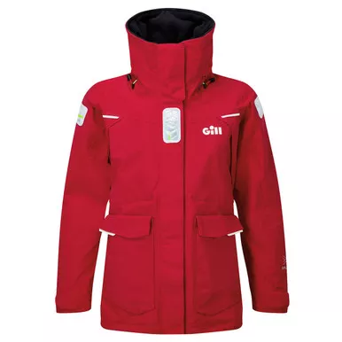 GILL Women's OS2 Red Offshore Jacket (OS25JWRED01)