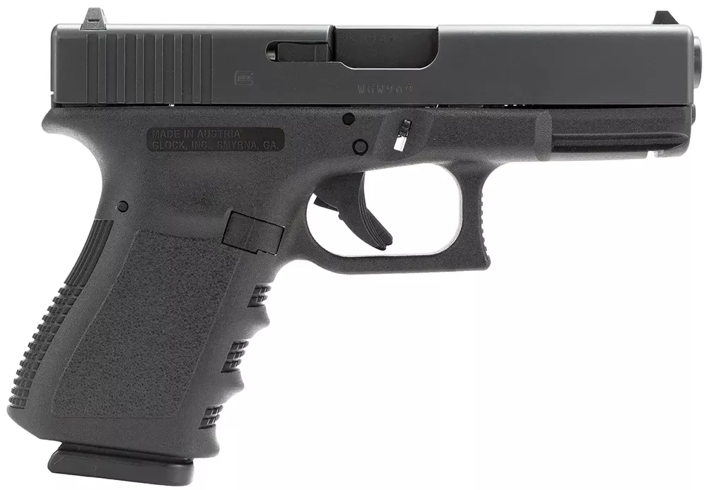 GlockG19 Gen3 Compact *CA Compliant 9mm Luger 4.02″ 10+1Black Finish
