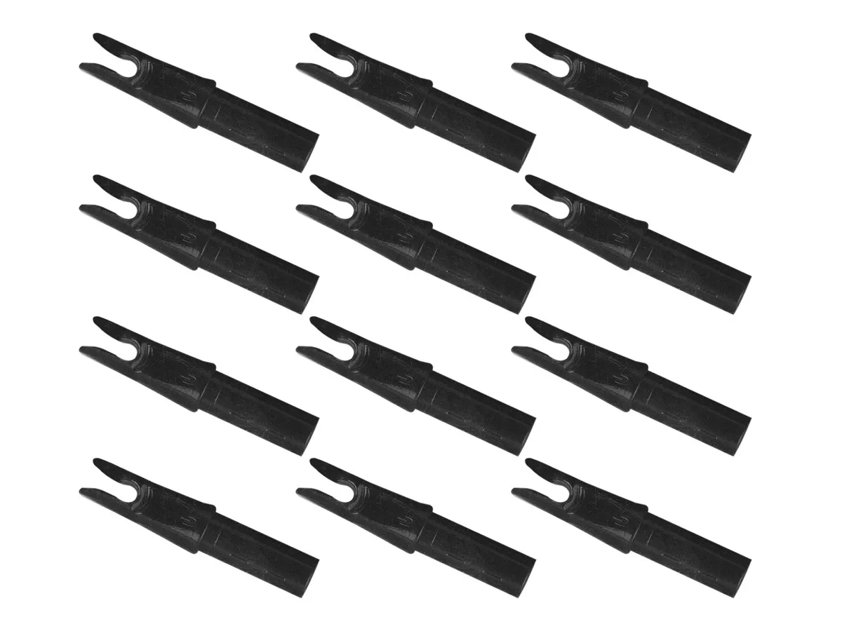 Gold Tip .246 GT Nock, 12.2 Grain, Black, 12 Pack