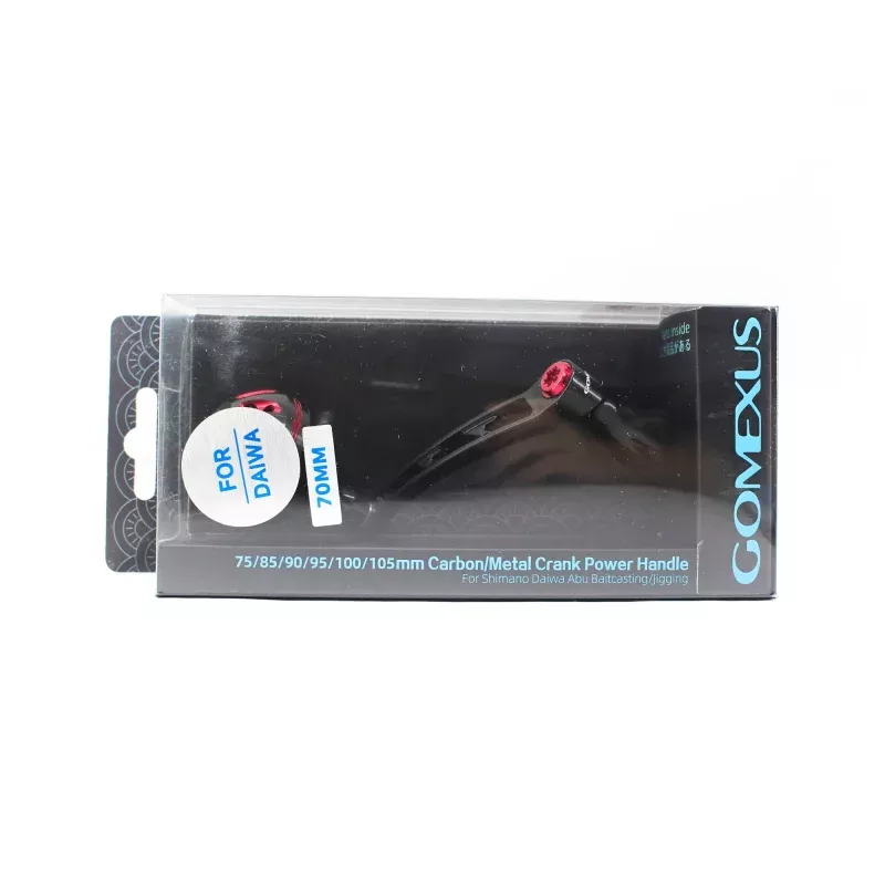 Gomexus LYD70A38BKRD Handle Spinning Alu Black 68mm Daiwa (4398)