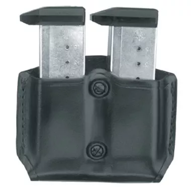 Gould & Goodrich 831 Gold Line Leather Double Magazine Case for Glock 17