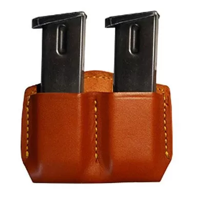 Gould & Goodrich 881 Leather Open-Top Double Magazine Case for Colt 1911