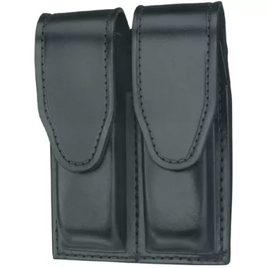 Gould & Goodrich B629 Leather Double Magazine Case, Hidden Snap for Glock 21