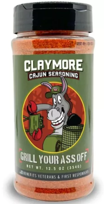 Grill Your Ass Off Claymore Cajun Seasoning 12.5 Oz.