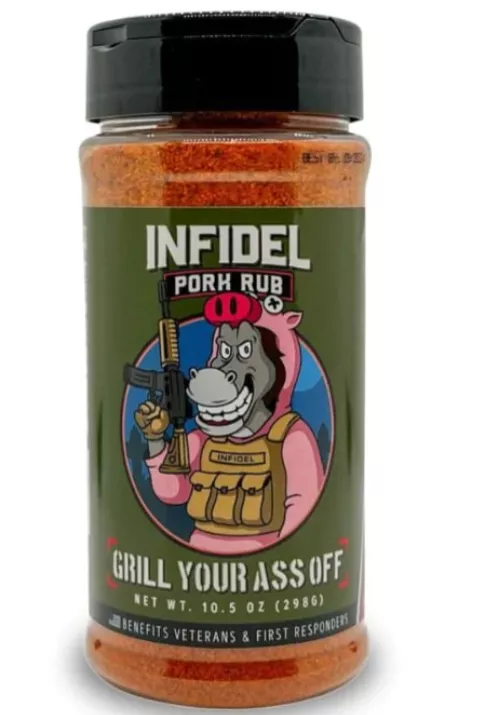 Grill Your Ass Off Infidel Pork Rub 10.5 Oz.