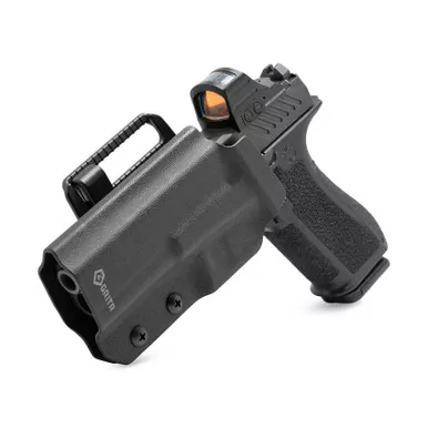 GRITR OWB Kydex Right/Left Hand Gun Holster Compatible with Glock 17