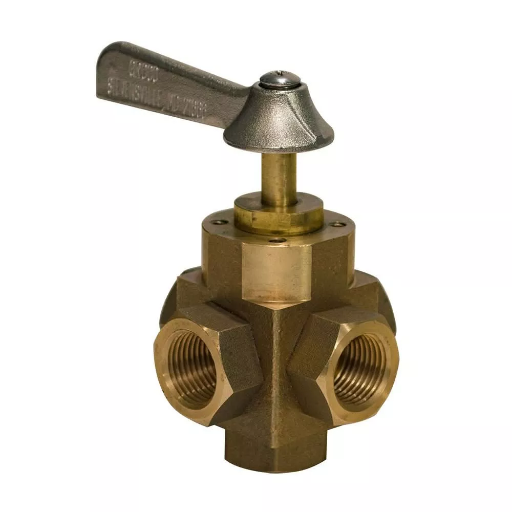 GROCO 1/2" 5-Port Tank Selector Valve - FV-550-L