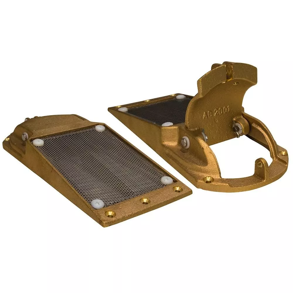 GROCO Perforated Hull Strainer w/Access Door 1-1/4" Max Thru-Hull - APHS-1250-1
