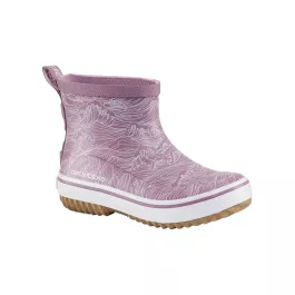 Grundens Kid's Guppy Rain Boot - Orchid Wave Print - 7