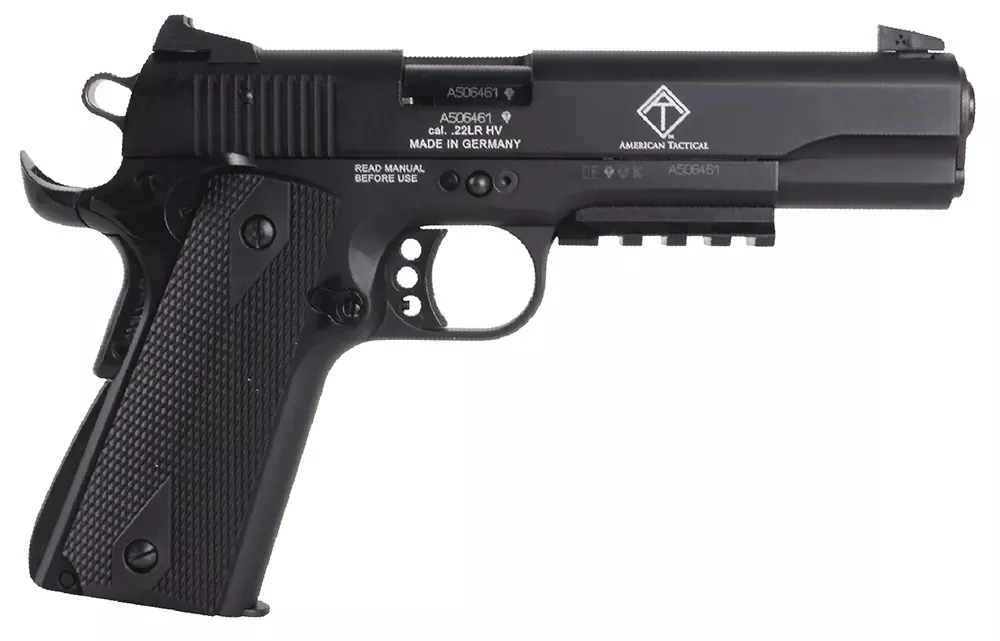 GSG 1911 ADOP Faux Suppressor 22 LR 5″ 10+1 Black