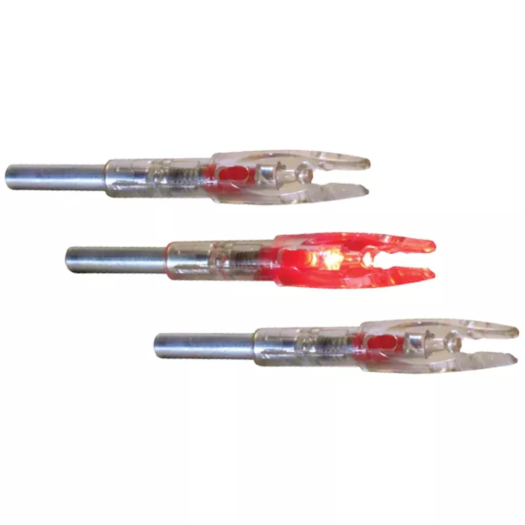 Gws Lighted Nocks Red S 3 Pk.