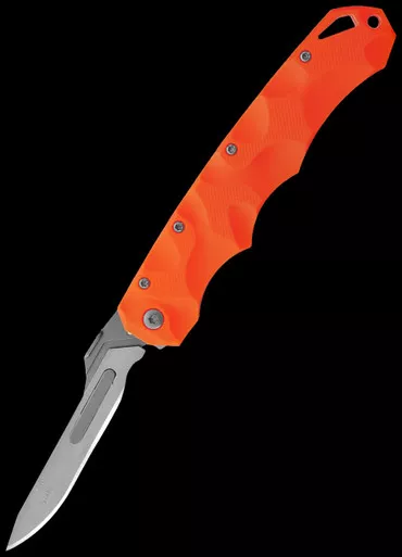 Havalon Piranta Stag Blaze Orange Folding Scalpel