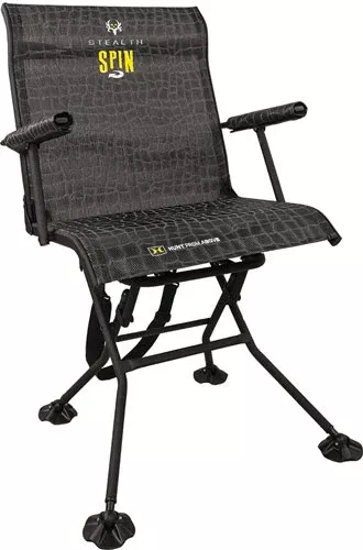 Hawk Blind Chair Stealth Spin-360 | Dimensions 18″ W x 18″ D x 20″ H | For Hunting Blinds