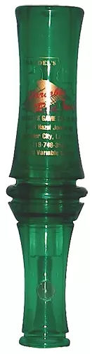 Haydel's Game Calls"Redleg" Mallard Variable Tone Open Call Double Reed Mallard