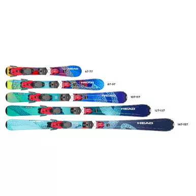 HEAD Junior Monster Easy JRS Skis with Bindings (314382)