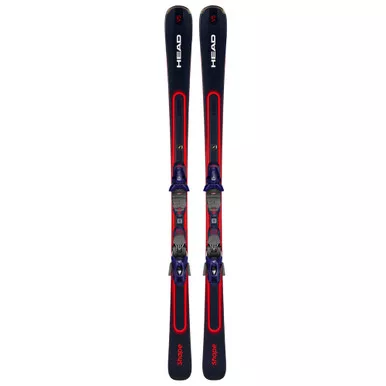 HEAD Unisex Shape V2 AMT-PR Dark Blue/White Skis with PR 11 GW Dark Blue Binding