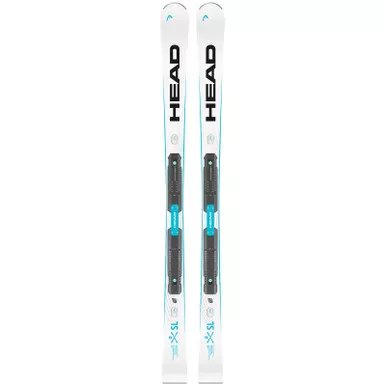 HEAD Worldcup Rebels e-SL RP EVO 14 White/Blue Racing Skis Without Bindings (313204)