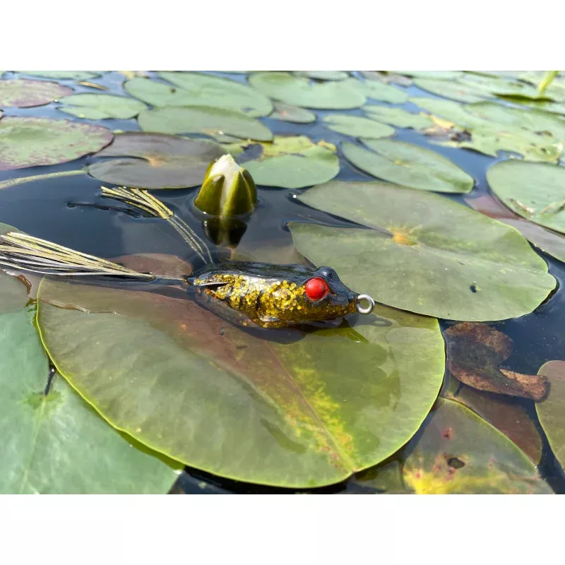 Hendrix Fishing Voodoo Frog|White&Green&Gold&Black