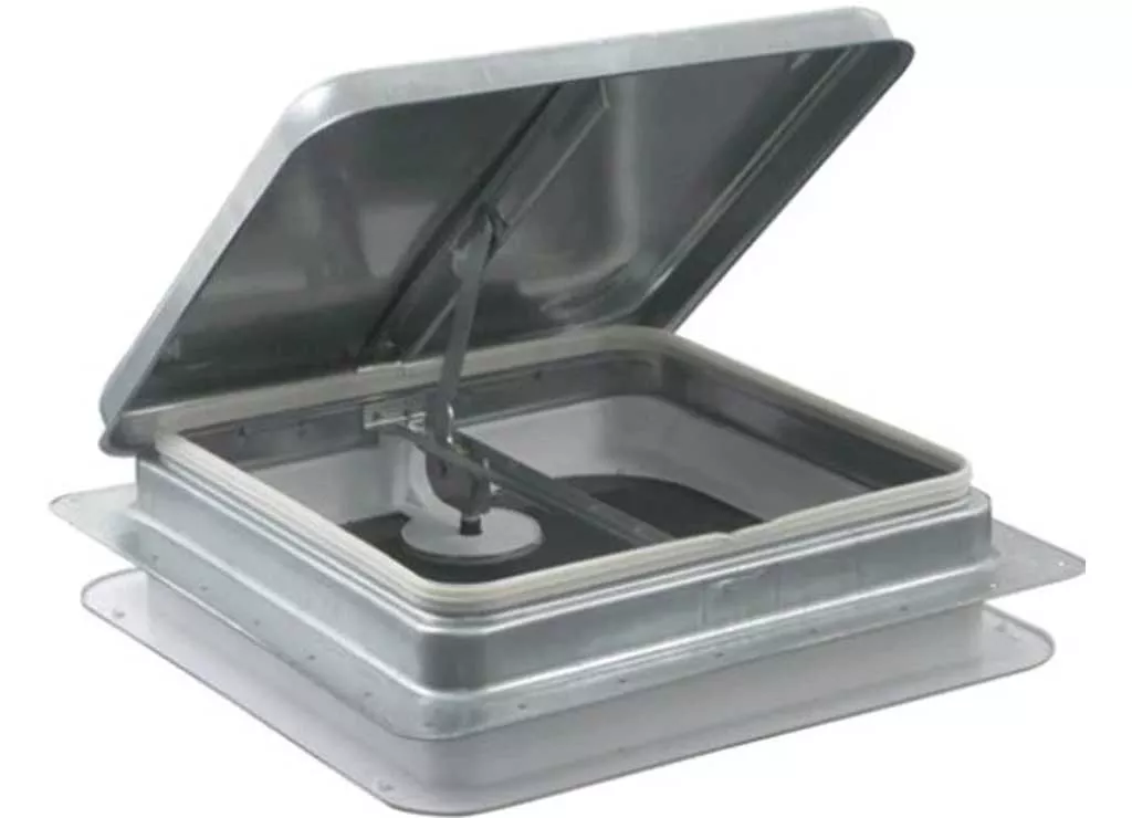 Heng’s Metal RV Roof Manual Vent, 14″ x 14″, No Fan• 75111-C2G1