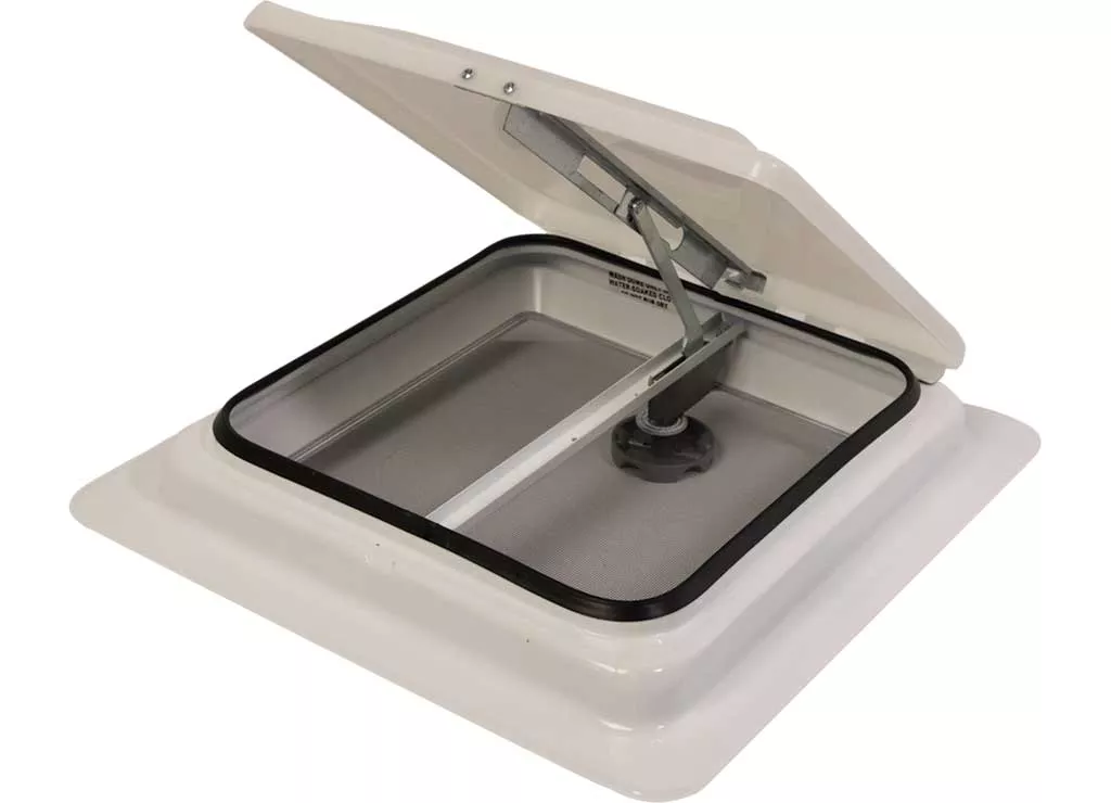 Heng’s RV Roof Vent, Non-Powered 14″ x 14″, White• V771201-C1G1