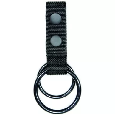 Hero's Pride 1092 Ballistic Combo C/D-Cell Flashlight & Baton Dual Ring Holder, Black
