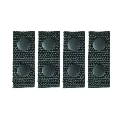 Hero's Pride 1197 Ballistic Deluxe 1" Belt Keepers, Black, 4 Pack