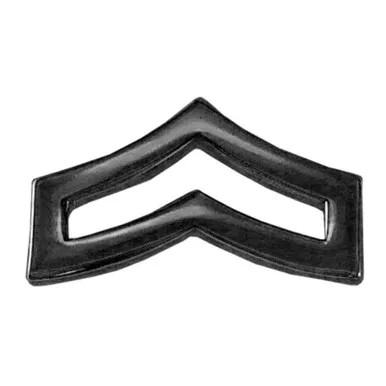 Hero's Pride 4405M Corporal Chevrons, 2 Posts & Clutch Backs, Pairs, Mini-3/4" Wide