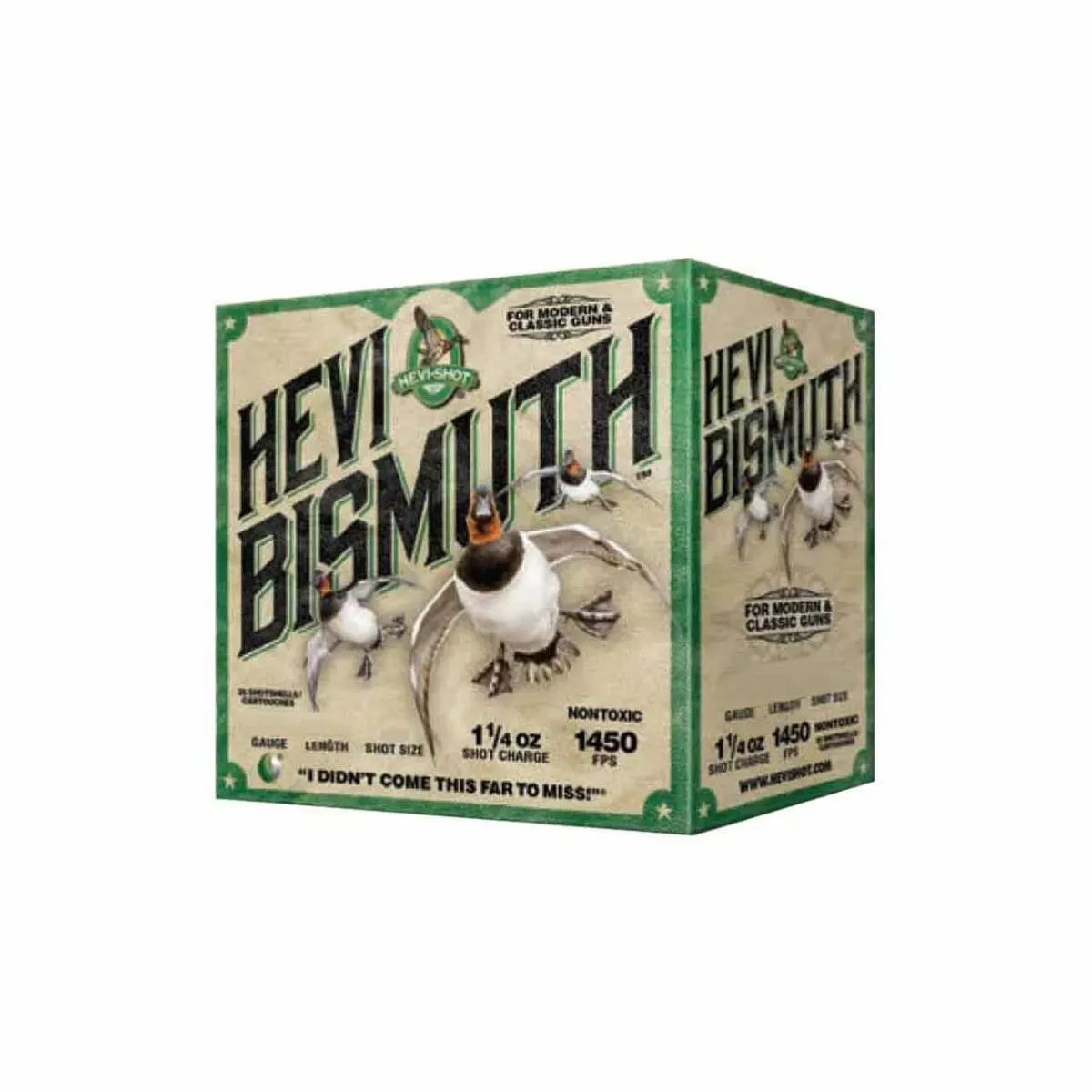 Hevi-shot 12ga 2-3/4" Bismuth 1-1/4oz #4