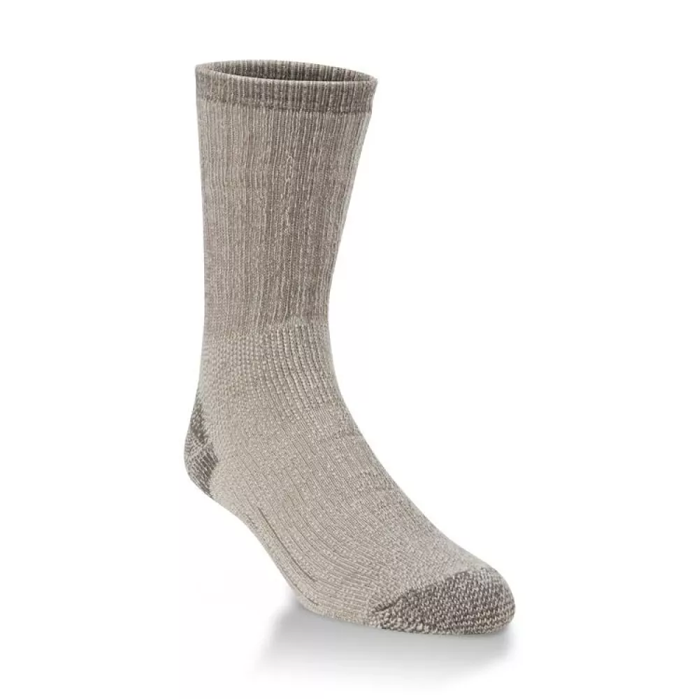 Hiwassee Heavy Outdoor Crew Socks – Large -Light Brown #H1008